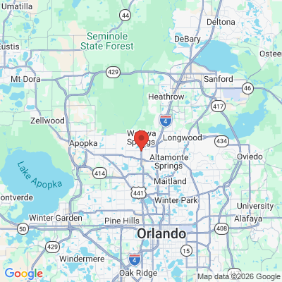 Map to  office in Altamonte Springs, FL