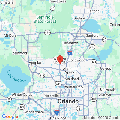 Map to  office in Longwood, FL