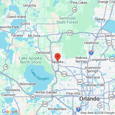 Map to  office in Apopka, FL