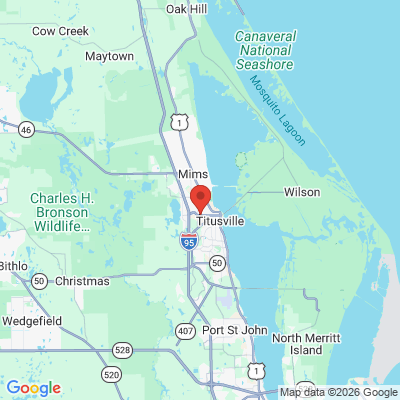 Map to  office in Titusville, FL