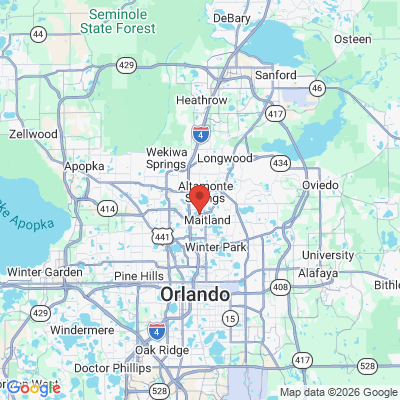 Map to  office in Maitland, FL