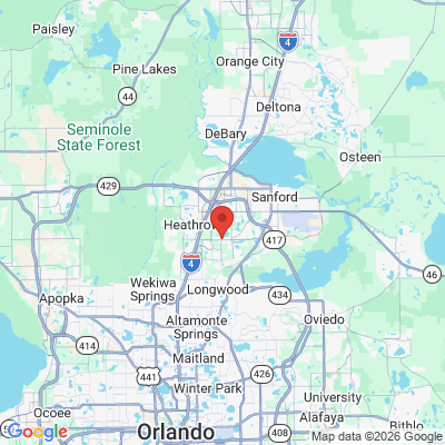 Map to  office in Lake Mary, FL