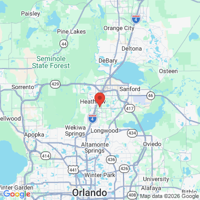 Map to  office in Lake Mary, FL