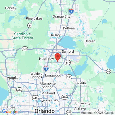 Map to  office in Lake Mary, FL