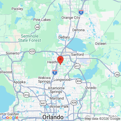 Map to  office in Lake Mary, FL