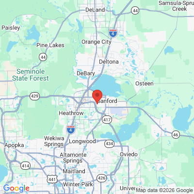 Map to  office in Sanford, FL