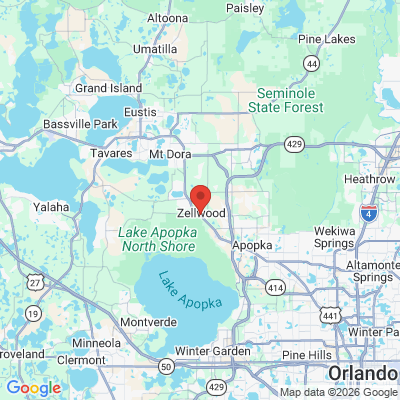 Map to  office in Zellwood, FL