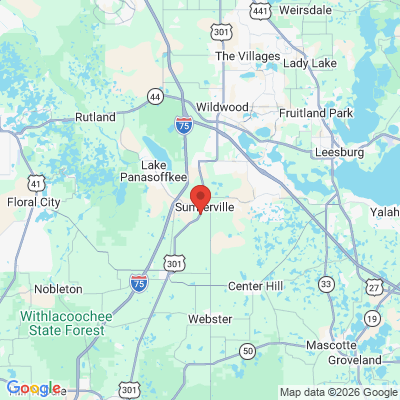 Map to  office in Sumterville, FL