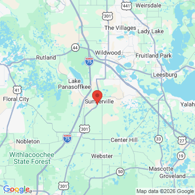 Map to  office in Sumterville, FL