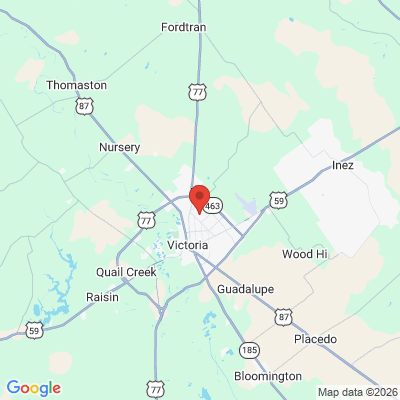 Map to  office in Victoria, TX
