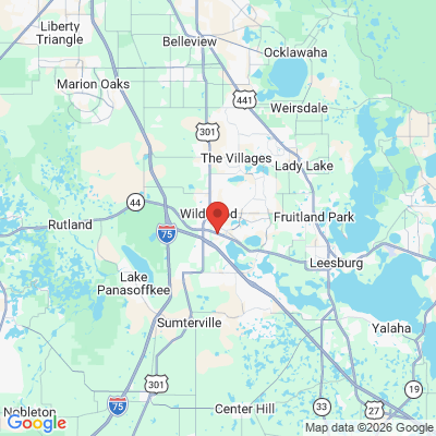 Map to  office in Wildwood, FL
