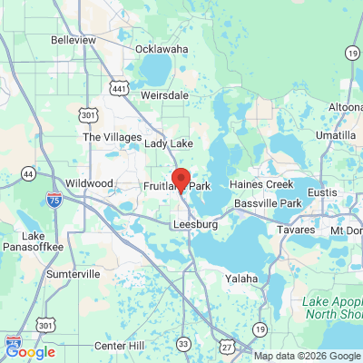 Map to  office in Fruitland Park, FL
