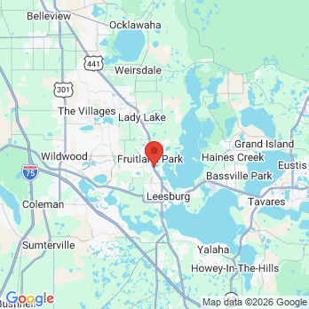 Map to Fruitland Park Dentistry office in Fruitland Park, FL