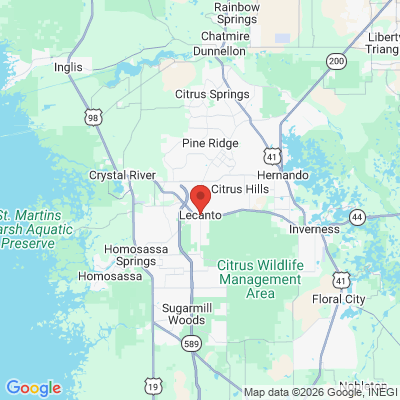 Map to  office in Lecanto, FL