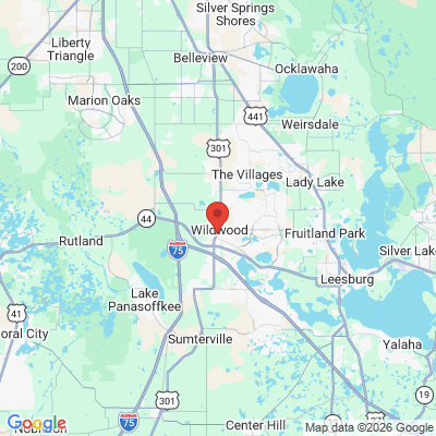 Map to  office in Wildwood, FL