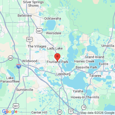 Map to  office in Fruitland Park, FL