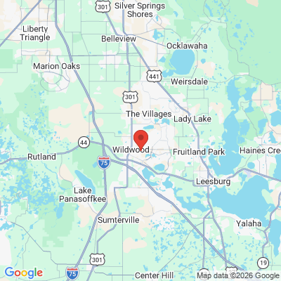 Map to  office in Wildwood, FL