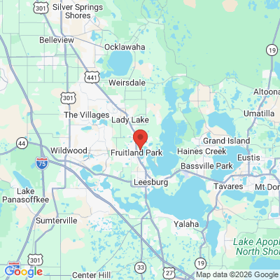 Map to  office in Fruitland Park, FL