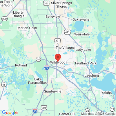 Map to  office in Wildwood, FL