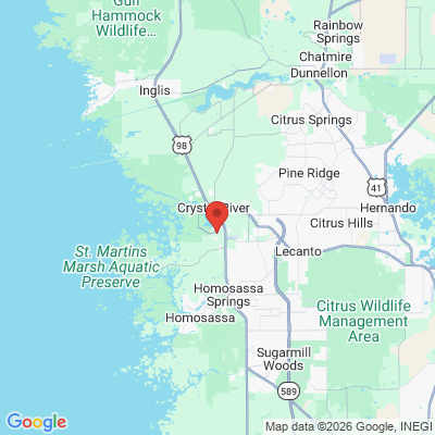 Map to  office in Crystal River, FL