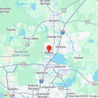 Map to  office in Debary, FL
