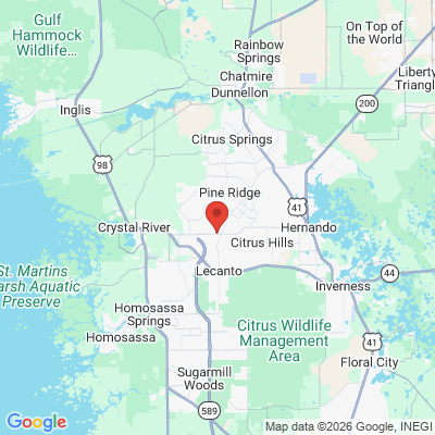 Map to  office in Lecanto, FL