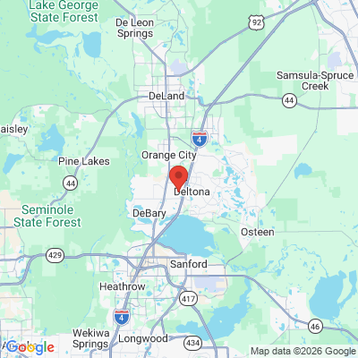Map to  office in De Bary, FL