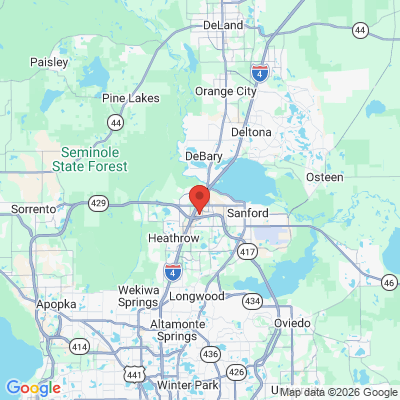 Map to  office in Sanford, FL