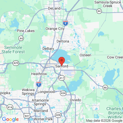 Map to  office in Sanford, FL