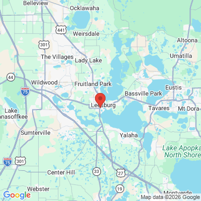 Map to  office in Leesburg, FL