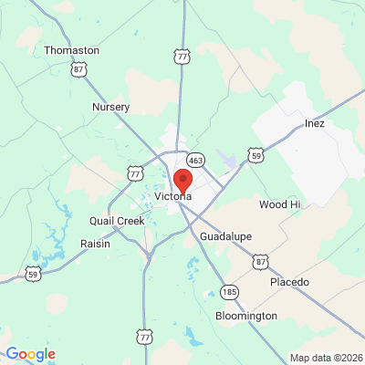 Map to  office in Victoria, TX