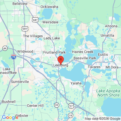 Map to  office in Leesburg, FL