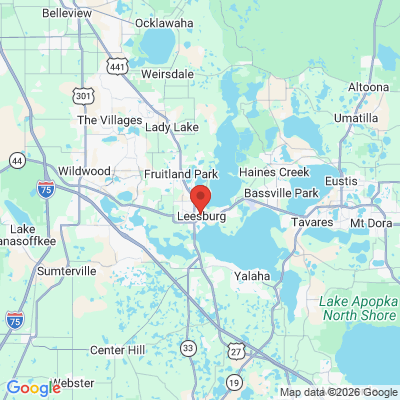 Map to  office in Leesburg, FL