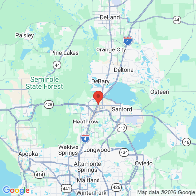 Map to  office in Sanford, FL