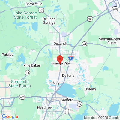 Map to  office in Orange City, FL