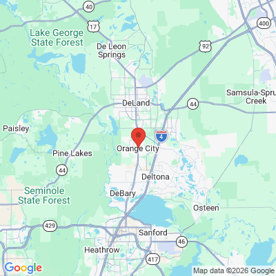 Map to  office in Orange City, FL