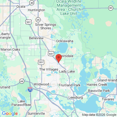 Map to  office in Lady Lake, FL