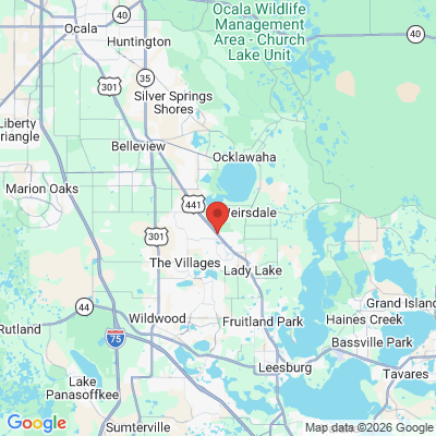 Map to  office in Lady Lake, FL