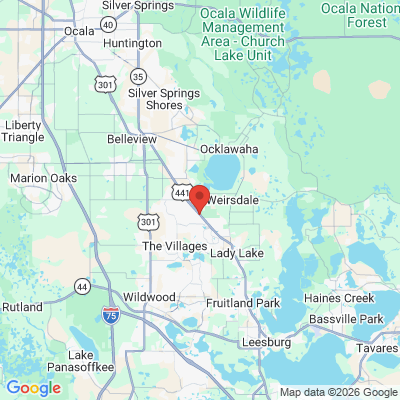 Map to  office in Summerfield, FL