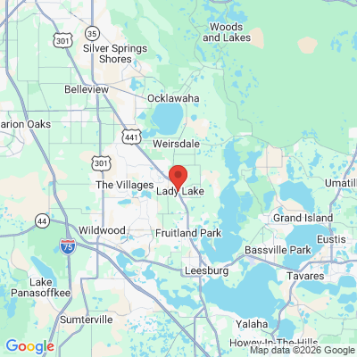Map to  office in Lady Lake, FL