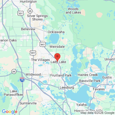 Map to  office in Lady Lake, Lake County