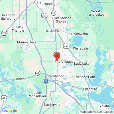 Map to  office in Oxford, FL