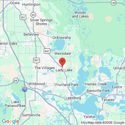 Map to  office in Lady Lake, FL