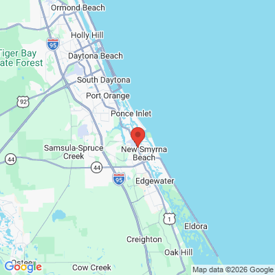 Map to  office in New Smyrna Beach, FL