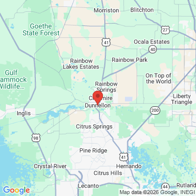 Map to  office in Dunnellon, Marion County