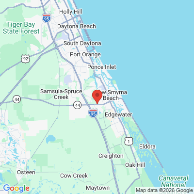 Map to  office in New Smyrna Beach, FL
