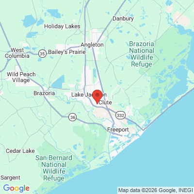 Map to  office in Clute, TX
