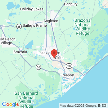Map to UR Smile Dental of Clute office in Clute, TX