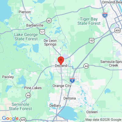 Map to  office in Deland, FL