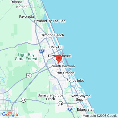 Map to  office in South Daytona, FL